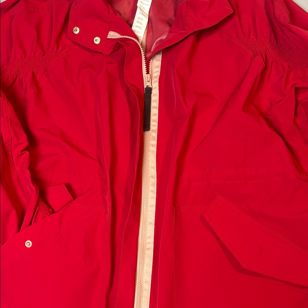 Fabletics Red Utility Windbreaker Jacket - image 4